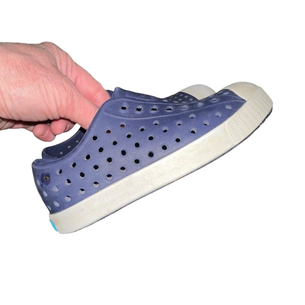 Native Jefferson Slip-On Sneakers Navy and Off-White